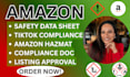 amazon safety data sheet product compliance document approve