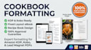 do canva cookbook formatting, ebook, paperback for KDP and kobo