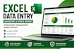 do data entry and excel inventory reporting