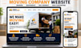 create moving company website, movers, relocation website