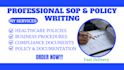 create professional sop and business procedure documents