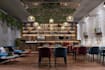 ideate3d aesthetic dining,cafe restaurant,beverage lounge render,interior layout