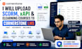 upload scorm xapi and elearning courses to cornerstone lms