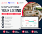 setup listing on airbnb, smoobu, lodgify with SEO