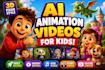 create 3d pixar style ai animation video 3d ai cartoon 3d pixar ai animation