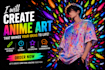 create high quality images and anime ai prompts
