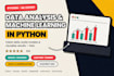 do data analysis and visualization in python