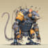 draw an awesome mecha robot art