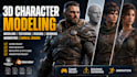do 3d modelling, texturing, material, rigging, skinning, animation unreal engine