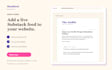 turn your substack into a live website embed