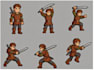 do pixel art animation, spritesheet, game art, indie game, game character