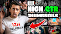 create high CTR thumbnails under 12h