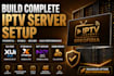 build complete server setup with xui one, xtream ui, nxt server and adimn server