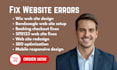 design wix, bandzoogle, booking checkout, fix site123 website, SEO optimization
