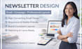 design responsive newsletter design and email template