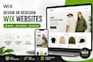design or redesign wix websites,fix wix issue,edit site