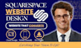 design squarespace website and edit or fix squarespace website
