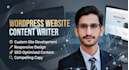 write your website content