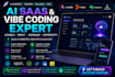 build ai saas, vibe coding web app, antigravity, lovable replit supabase website
