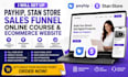 setup payhip stanstore sales funnel online course ecommerce website