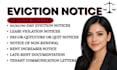 draft professional eviction notices for landlords and property managers