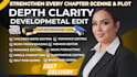 line and developmental edit your fiction novel, romance developmental editor
