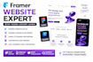 setup framer website, fix framer landing page developer, manus to framer expert
