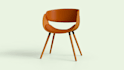 create modern 3d chair furniture modeling