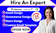 design custom email template ecommerce design klaviyo mailchimp email design