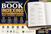 create academic, technical indexes and formatting book indexing