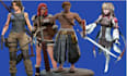 create stylized fantasy rpg 3d models, characters and game assets