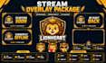 design twitch overlay stream package