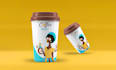 make coffee cup, paper cup, ice cream cup packaging design