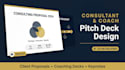 design consultant pitch deck coaching business presentation slides