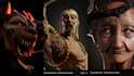 sculpt hyper realistic fantasy creature 3d