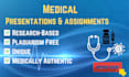 create modern sales proposal, academic research and medical presentation slides