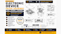 create electronic device patent drawings professionally