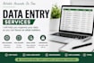 enter, organize, and format your data accurately