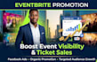 do eventbrite promotion, event setup facebook event ads to boost ticket sales
