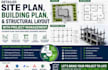 create site plan, building plan, and structural layout with project management