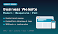 build a business website for clinics, restaurants and schools