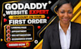 godaddy website design godaddy website redesign develop godaddy website design