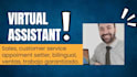be your virtual assitant in inglish and spanish