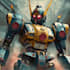 do custom mecha robot art