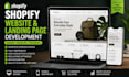 shopify website shopify landing page develop shopify redesign shopify