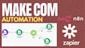 fix make com made com, setup make com ai automation make automation zapier n8n
