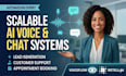 build voiceflow ai chatbot, retell ai assistant and customer support chatbot