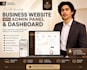 develop business website with admin panel and dashboard
