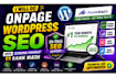 do onpage wordpress SEO with schema markup and rank math