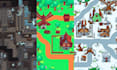 do pixel art, top down, pixel tileset, game environment, rpg maker, game assets